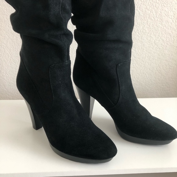 Charles David Black Suede Boots size 10 free shipping! - Picture 12 of 12